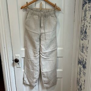 H&M linen blend pants